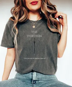 Comfort Colors® The Thirteen Shirt Gift For Fans, Sarah J Maas Shirt, Throne Of Glass Shirt, Book Lover Gift