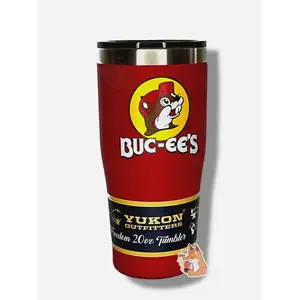 Buc-ee's Yukon Outfitters Red 20oz Tumbler