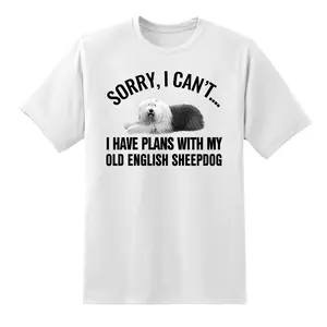 My Old English Sheepdog Dog Pet Friend Funny Mens Graphic T-Shirt