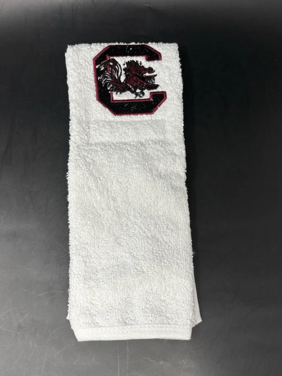 South Carolina Gamecocks White Football College Game Towel Football Cotton New