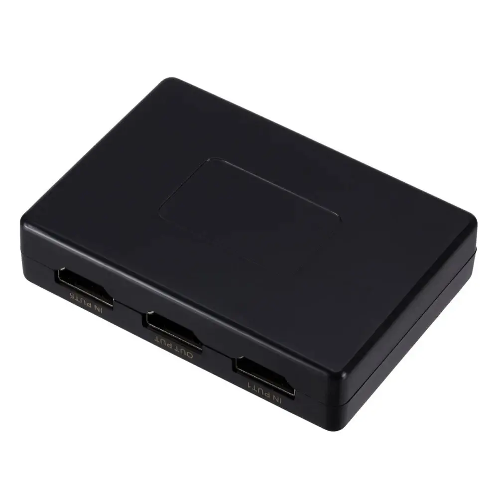 4K HDMI 2.0 Switch 3 in 1 Out, 3 Port HDMI Switcher Box with IR Remote Control, Powered HDMI Selector Hub, 4K Ultra HD Video Switch for TV, Monitor, Projector, Gaming Console and Home Theater Devices