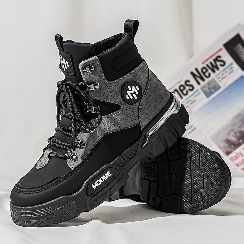 MODME Men’s Waterproof High-Top Hiking Boots, Non-Slip Outdoor Work Shoes, Durable Trail Sneakers for Trekking & Camping MODME Men’s Waterproof High-Top Hiking Boots, Non-Slip Outdoor Work Shoes, Durable Trail Sneakers for Trekking & Camping