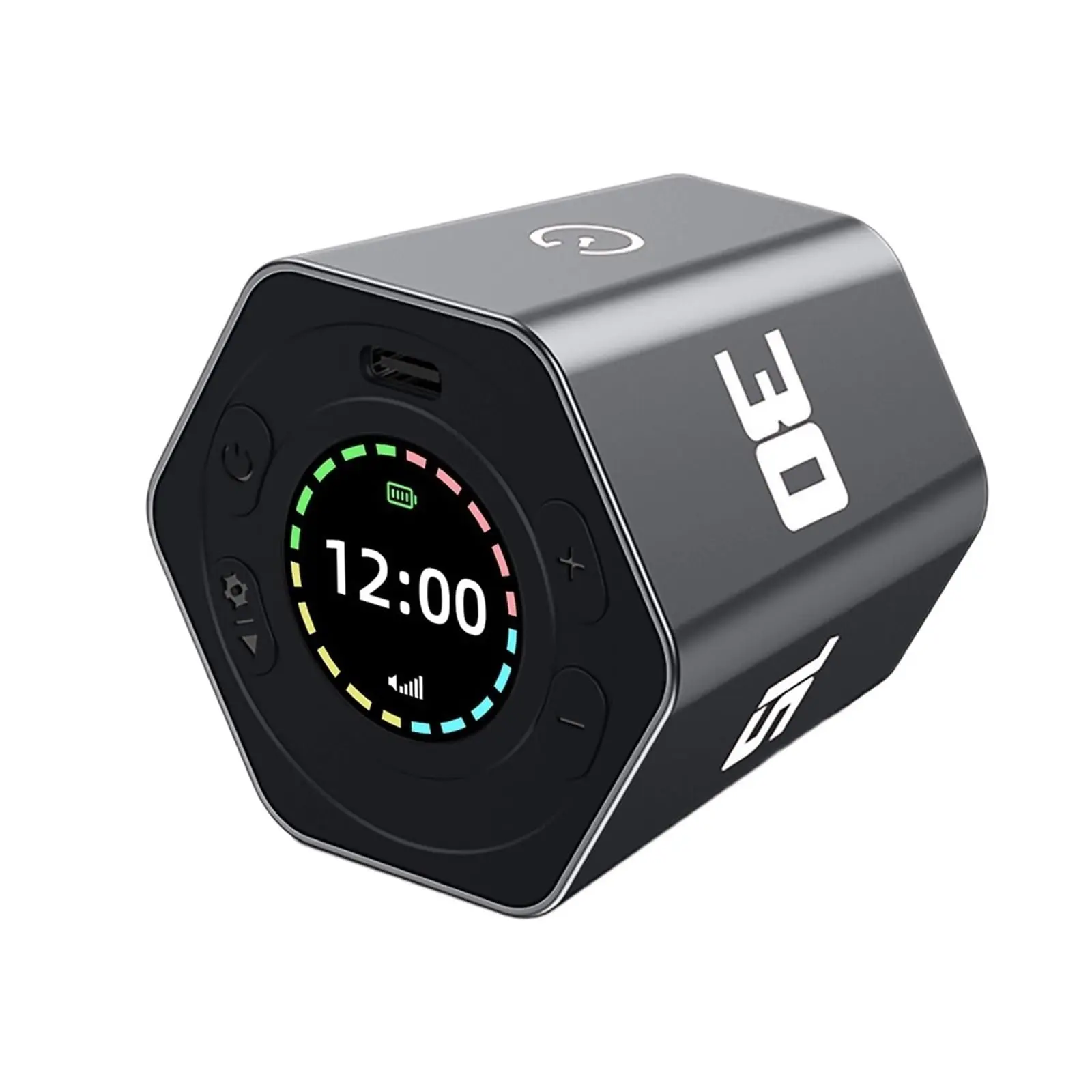 Ticktime Pomodoro Timer Cube, Flip Productivity Desk Timer for ADHD & Focus, Visual Study & Work Timer with Pause & Resume, Silent or Adjustable Alarm, 5/15/30/45/60 Min & Custom Countdown for Home, Office & Classroom outdoorfun