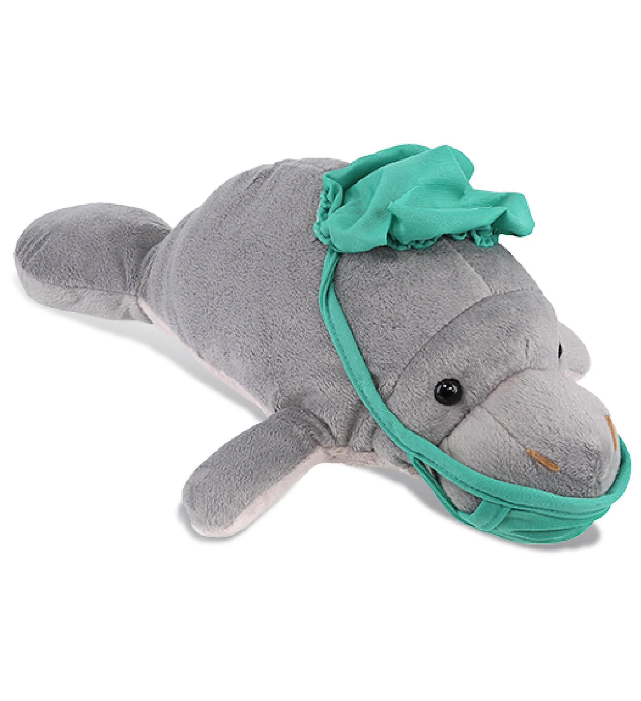 PLUSH DOCTOR - WILD COLLECTION PLUSH - 15" GREY MANATEE