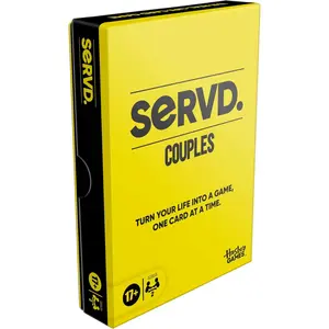 Hasbro Games SERVD Couples Game – Hilarious Real-Life Card Game for Partners – Funny Gifts for Anniversary, Date Nights, Valentine’s Day – 2 Players – Ages 17+