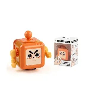 Fidget Toy Cube for Stress Relief | Robot Character Fidget Toy