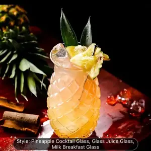 Pineapple Cocktail Glass