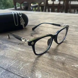 Square Eyeglasses Frame – Black & White Full-Rim Design | Unisex Fashion Accessory for Daily Wear or Gift Hot 2026