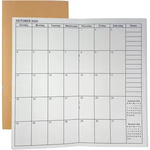 Travelers Notebook Inserts Jan 2026 - Dec 2027, Travelers Notebook Calendar 2 , Monthly Planner, Regular Size TN Journal, 8.3 x 4.25 inches, 1 count