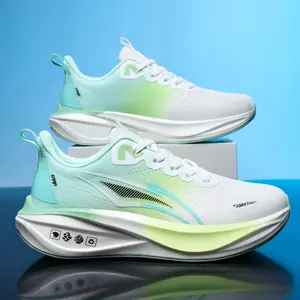 Men's Lightweight Running Shoes Breathable Mesh Sneakers Thick Cushion Athletic Shoes for Workout & Casual Walking