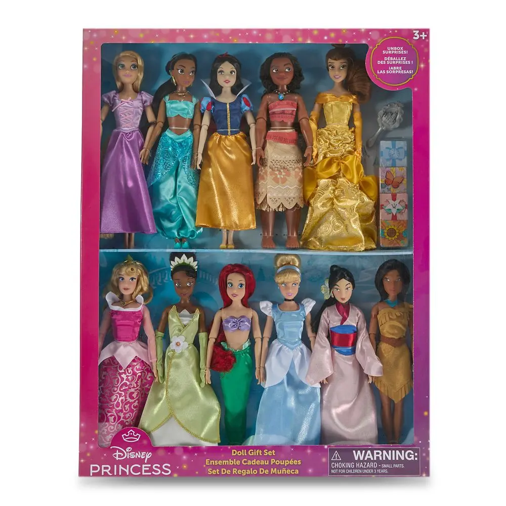 Disney Store Disney Princess Classic Doll Collection Gift Set – 10 1/2'' to 11 1/2''