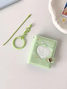Mini Keychain Photo Album Holder, Holds Up to 32 Photos, Perfect Gift for Friends & Sisters, Ideal for Daily Use & Storage Solutions, Keychain Pendant