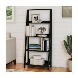 Lavish Home 4-Tier Ladder Freestanding Bookshelf
