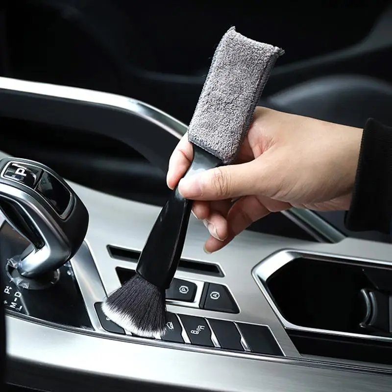 Car Interior Cleaning Brush, Double Head Detachable Handheld Car Cleaning Brush, Multifunctional Car Interior Cleaning Tool