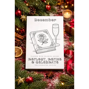 December Planner - Reflect, Refine & Celebrate - Storybook Journeys - Paperback