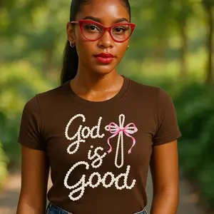 DTF Heat Transfer only – God is Good Christian Design
