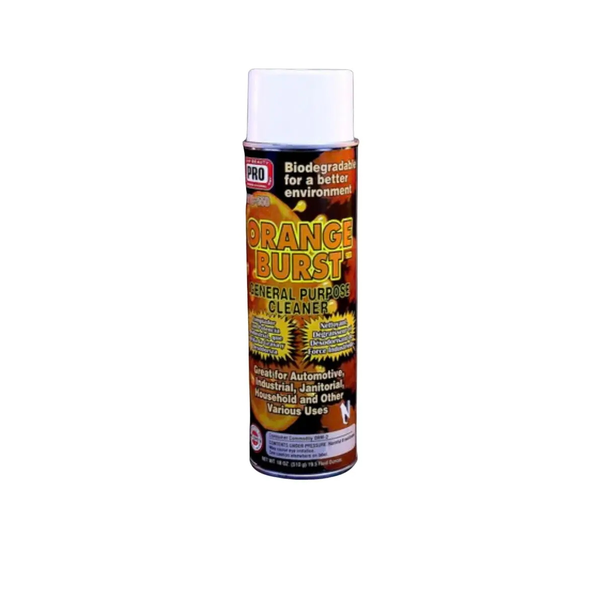 Pro Orange Burst Aerosol General Purpose Cleaner 18 oz.