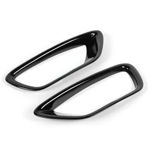 For 2018+ Jeep Grand Cherokee Front Fog Light Lamp Bezels Trim Car Exterior auto Accessories