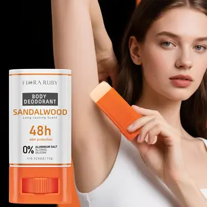 FLORA RUB Y Men's and Women's Antiperspirant and Deodorant, 48-hour antiperspirant and deodorant, keeps you fresh all day - 15g