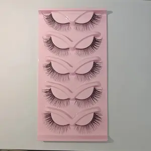 Voluminous Wispy False Eyelashes | Natural Curl Faux Cluster Lashes | Full Glam Strip Lash Extensions | Russian Lash Style for Fall | Spider Lash Effect