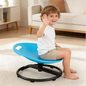 Circular Rotating Sensory Integration Training Chair, Ideal for Balance & Coordination, Perfect for Children & Teenagers Growth