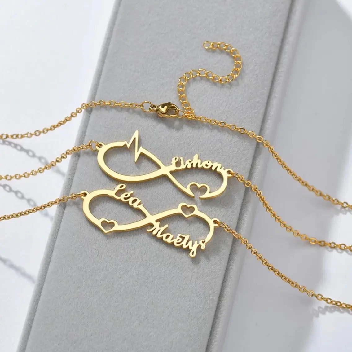 Infinity design custom necklace