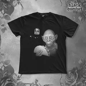 Gollum Taco Meme Tee: Funny Comfort Colors Parody Shirt