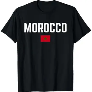MOROCCO Flag | Men Women | MOROCCO T-Shirt