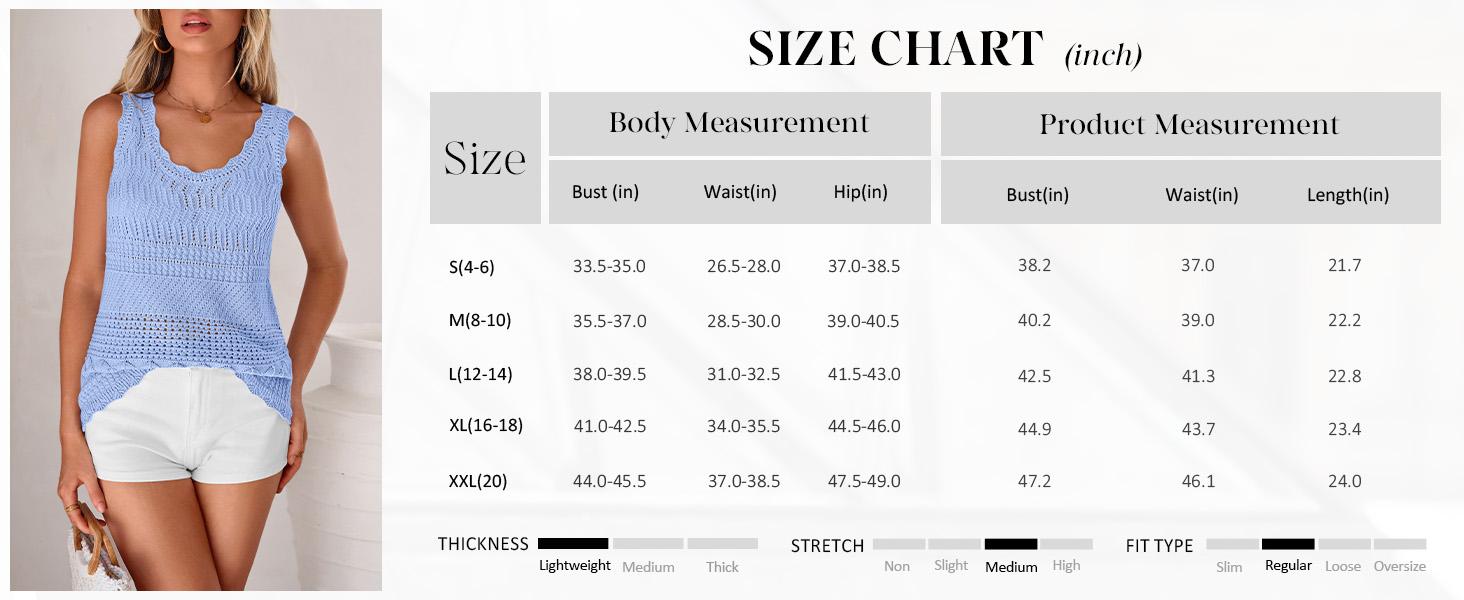 PrettyGarden  Crochet Tank Tops For Women Summer Spring Boho Sleeveless Cute Knit Sweater Vest Trendy Beach Vacation Clothes#Summervibes#SwimWeek