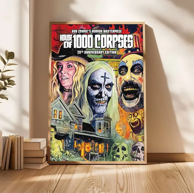 House of 1000 Corpses (2003) Horror Movie Posters, Frameless Prints, Home Wall Hangings, Holiday Gifts