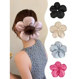 Elegant Elastic Hair Scrunchies Hair Ties | 5Pcs Women Fashion Hair Accessory | Perfect for Ponytail Daily Use Dating Photo Shoots Friend Gift