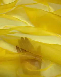 Yellow Crystal Organza