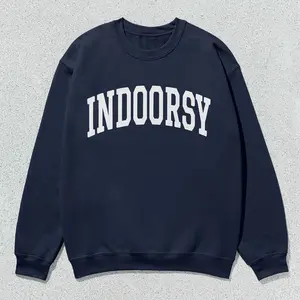 Indoorsy Sweatshirt Collegiate Crewneck Sweater Unisex D83