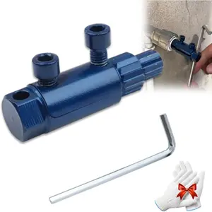 Broken Bolt Remover, Broken Valve Thread Extractor, Adjustable Multifunctional Broken Faucet Removal Tool, Upgrade Alloy Broken Pipe Extractor Tool Set, Gifts for Repairmen and DIY Enthusiasts (1pcs)
