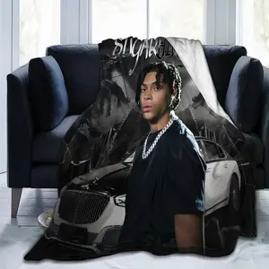 Sugarhill Ddot Theme Print Plush Blanket - Super soft and comfortable, suitable for home, office, travel, and car - Machine washable, 60*50 inches ideal decorative gift warm breathable