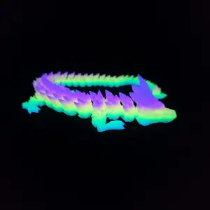 Crystal Dragon 10.5 inch print figurine crystal dragon Decor