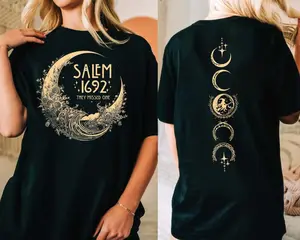 Vintage Salem Witches 1692 T-Shirt/Sweatshirt/Hoodie, Salem Massachusetts Shirt, Retro Halloween Shirt, 1692 They Missed One Sweathirt, Salem Witch Trials, Witch Sweatshirt, Halloween Gift