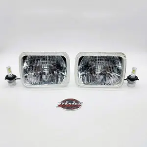 RMS3322S130 - 5x7 (Gen2) Large Square Headlight Conversion Kit with 30,000 LM H4 LED Bulbs