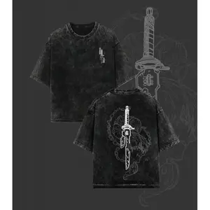 Toji Vintage Oversized Washed Tee Unisex Oversize Anime Manga Lightweight Cotton T-Shirt, Hoodies & Sweater Wash Gift For Anime Fan, Anime Lover loungewear t shirt