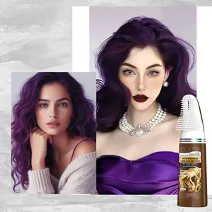White-Capped Tube — Grape Purple Hair Dye