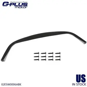 New Black Universal CS Style Under Panel Front Bumper Lip Splitter Chin Spoiler