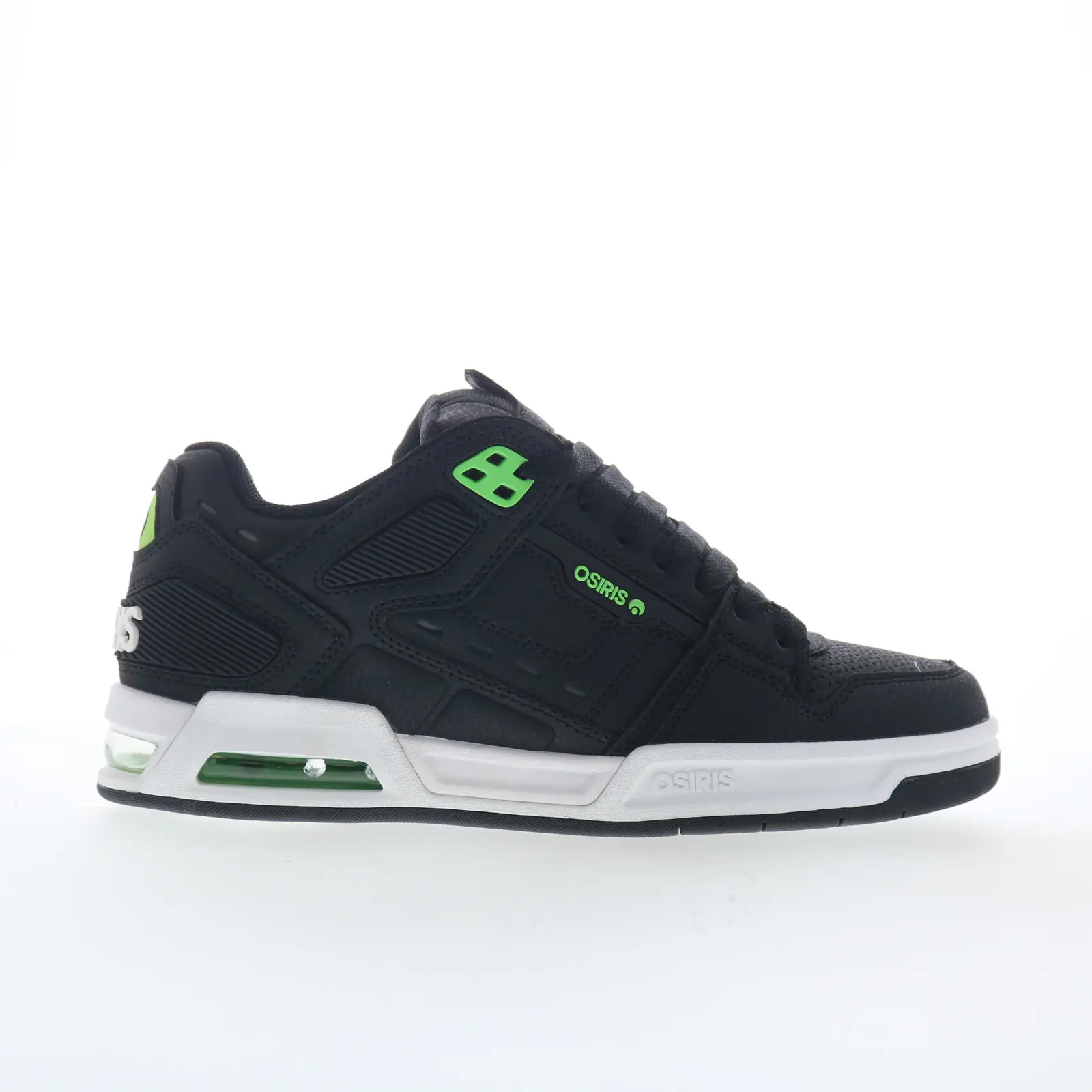 Osiris Peril 1308 2917 Mens Black Leather Skate Inspired Sneakers Shoes