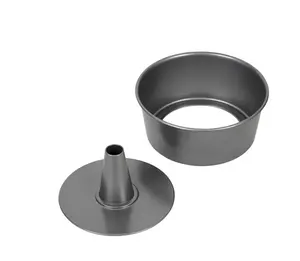 Angel Food Cake Pan 9.5 x 4-inch Fluted Tube Baking Pan with Center Hole and Fluted Design