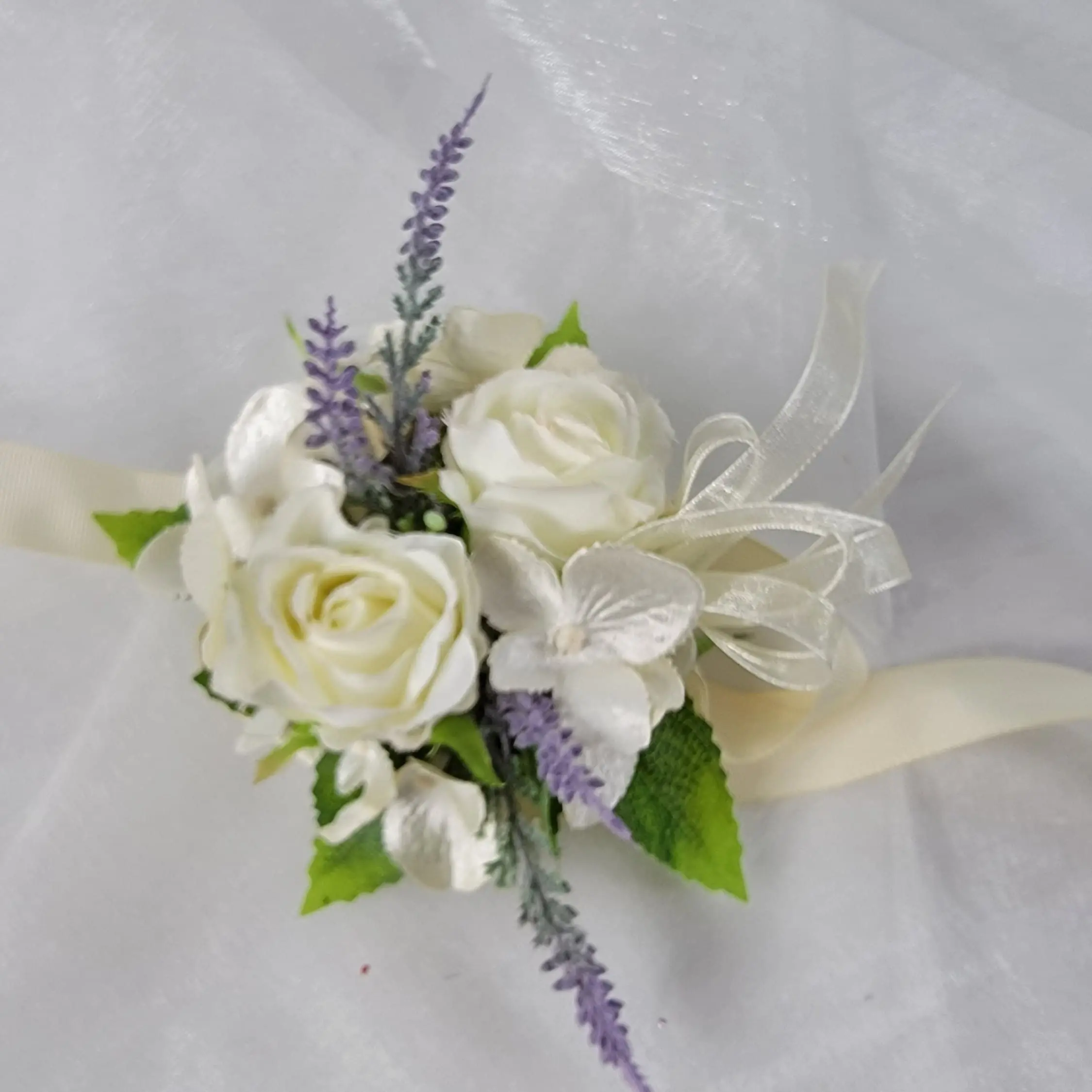 Artificial rose corsages sages For Weddings/Prom/Bridal