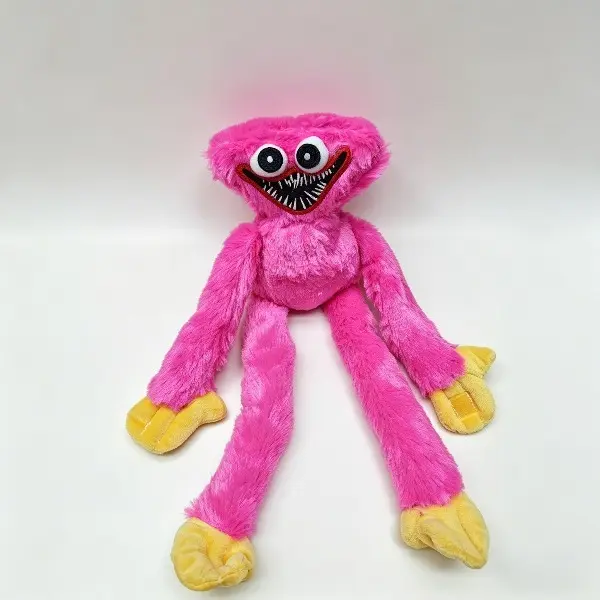 40cm Big Mouth Pink Monster Plush, Soft Fluffy Long-Limbed  Toy, Scary Monster Plushie for Collectors & Halloween poopsie surprise animals Fully Poseable BJD Doll