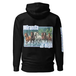 Miranda Jr High Mustangs Cotton Hoodie Hoodie