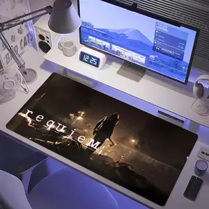RResident Evil 9 Requiem Mouse Pad Mousepad Large Gaming LockEdge Thickened Computer Keyboard Table Desk Mat Desktop Accessory
