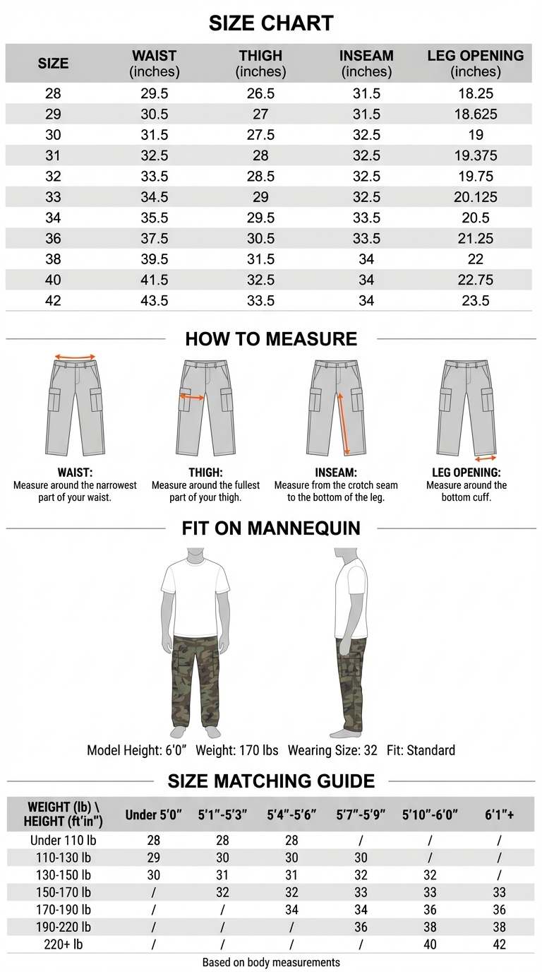 mnml Ultra Baggy Cargo Pants - Camo