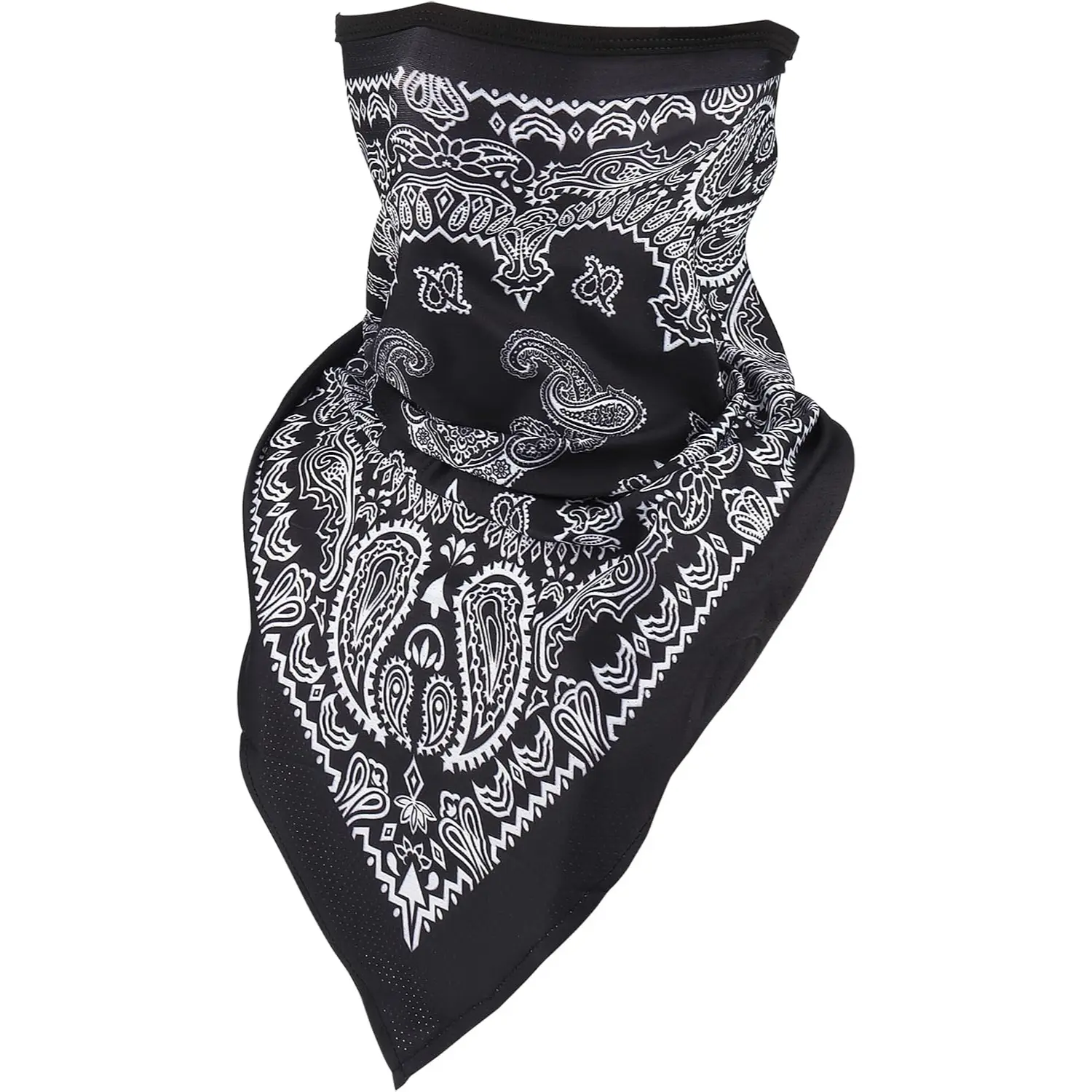 Neck Gaiter Face Cover Ear Loop Bandana for Men Women