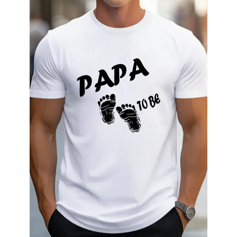 Men's Round Neck T-Shirt - Plain USA-Made Cotton Fabric, Lightweight & Breathable Shortsleeve for Tropical Weather